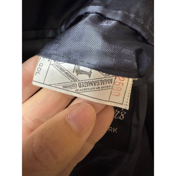 Vintage 1980s Schlesingers West New York Mens Blazer Jacket Size 40L Gray - Picture 4 of 5